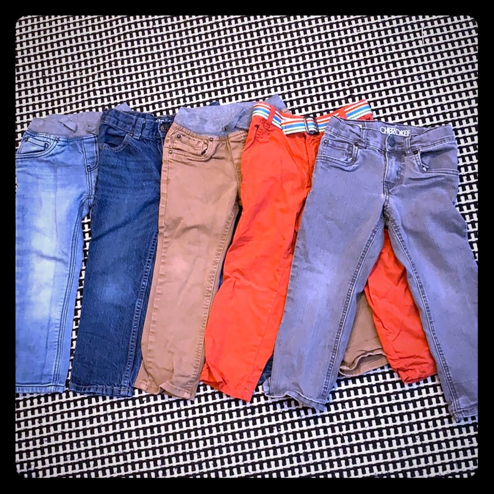Bundle of 5 Pairs of 4T Pants